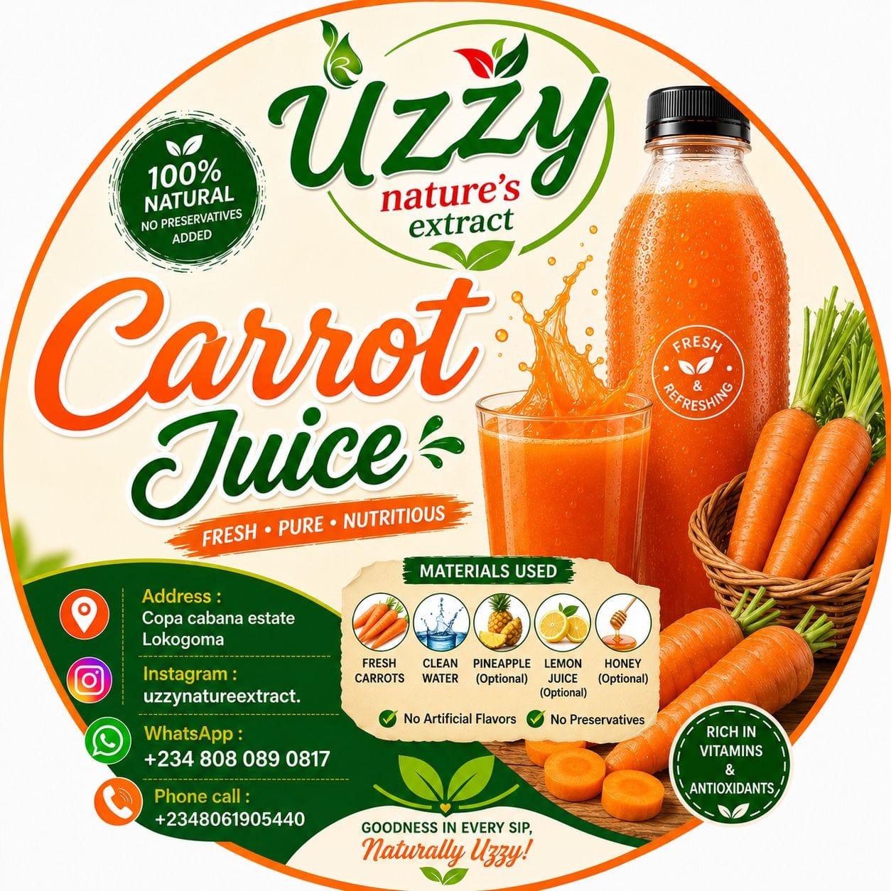 Carrot juice