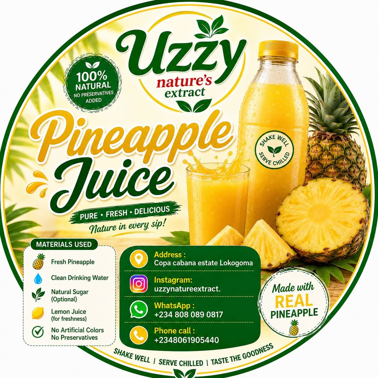 Pineapple juice